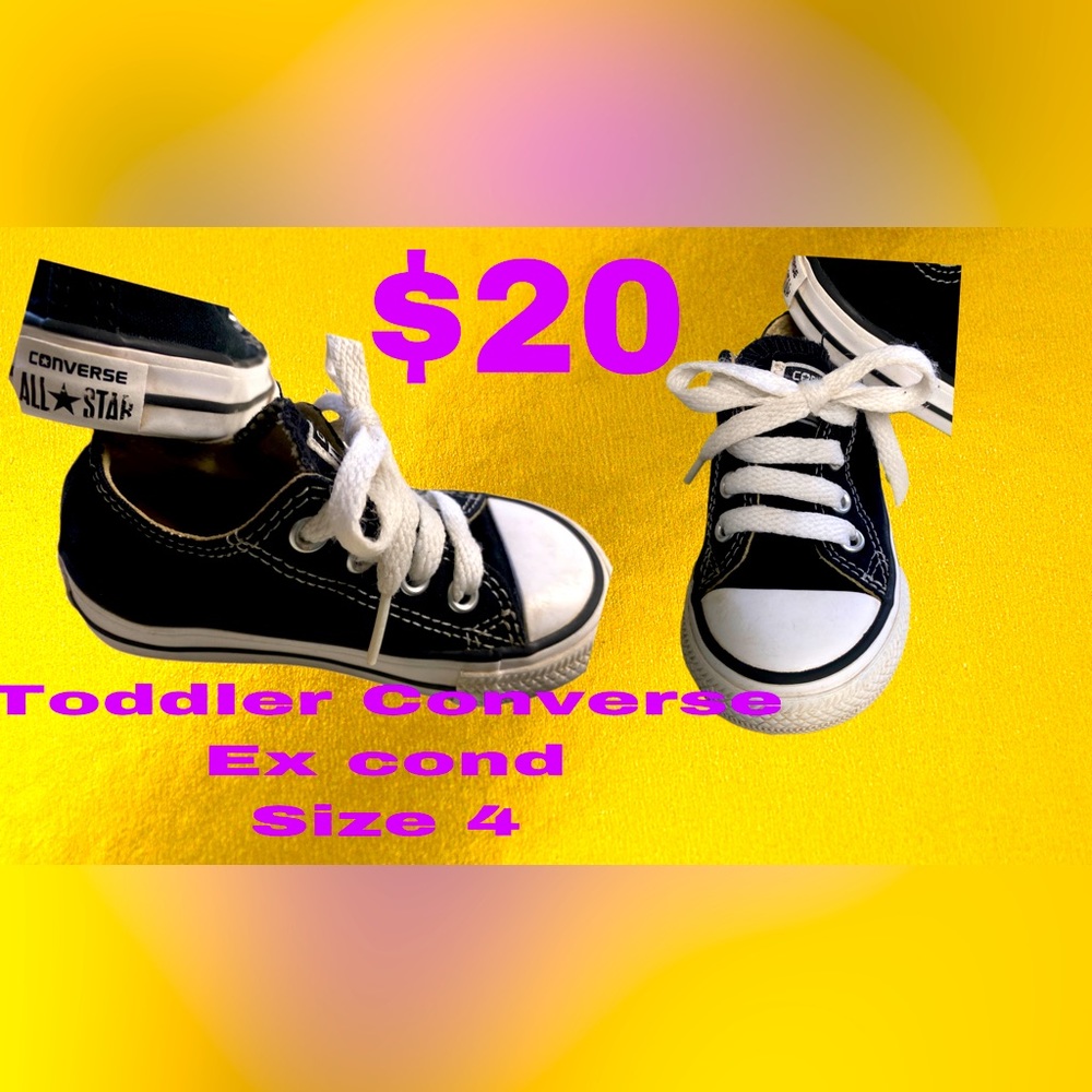 Converse size 4(toddler)